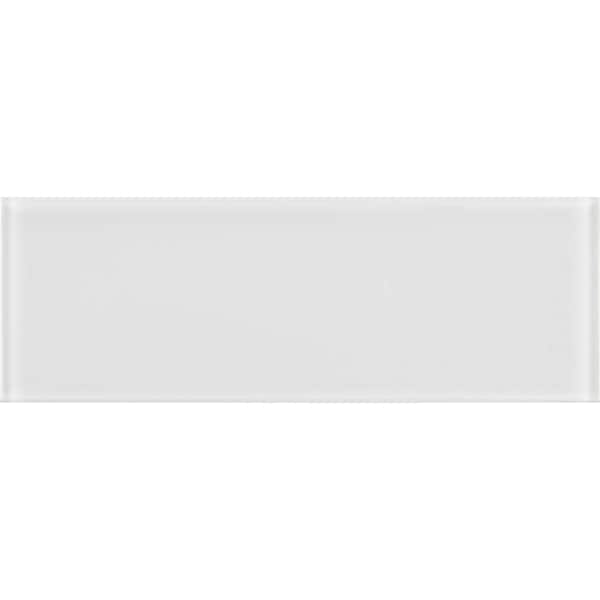 Msi Ice SAMPLE Glossy Glass White Subway Tile ZOR-MD-T-0132-SAM - main